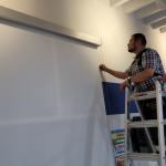 Installed Roller Shades at a school